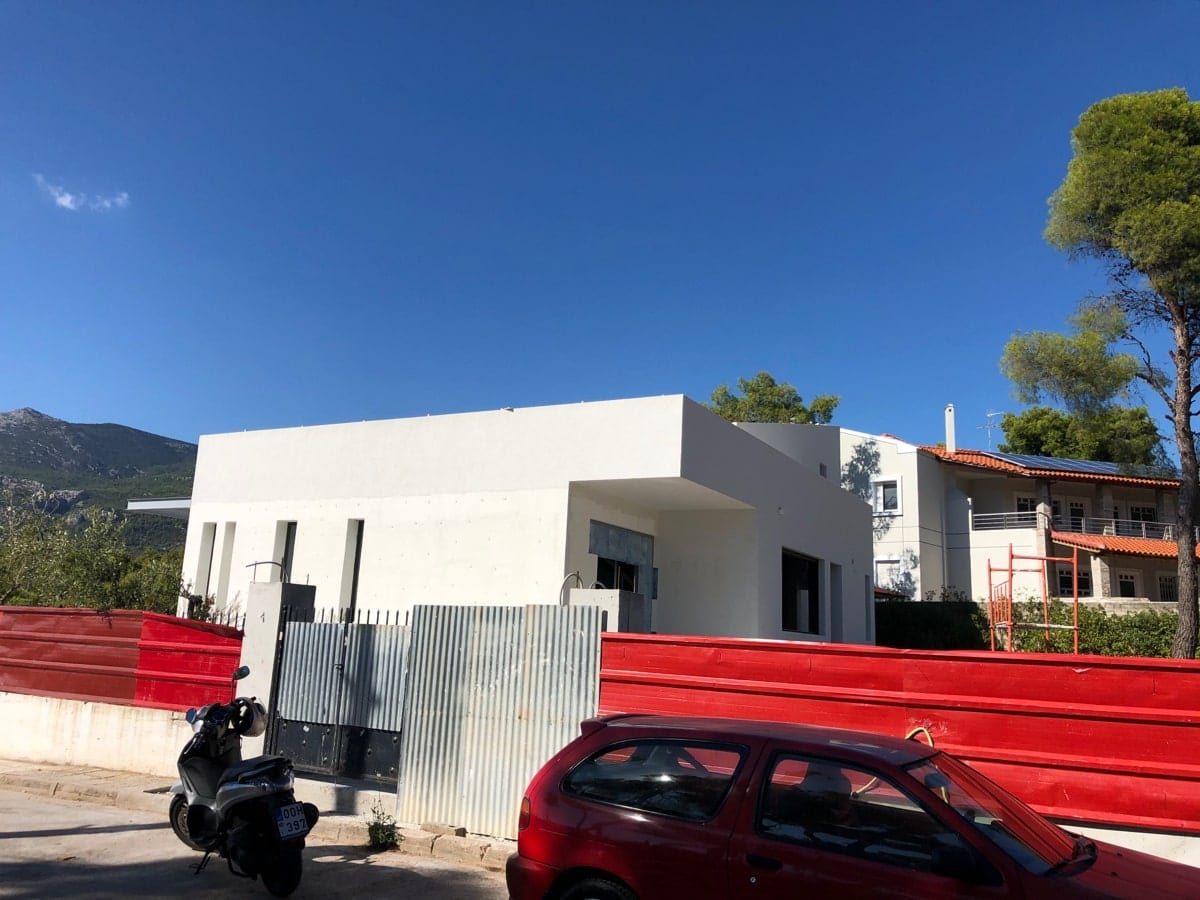 η εξωτερική όψη της τοιχοποιίας ξηράς δόμησης