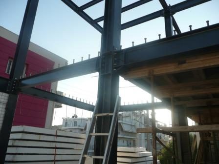 Η πλάκα με συμβατική μέθοδο, Διώροφο πανωσήκωμα σε κατοικία στο Χαϊδάρι Αττικής